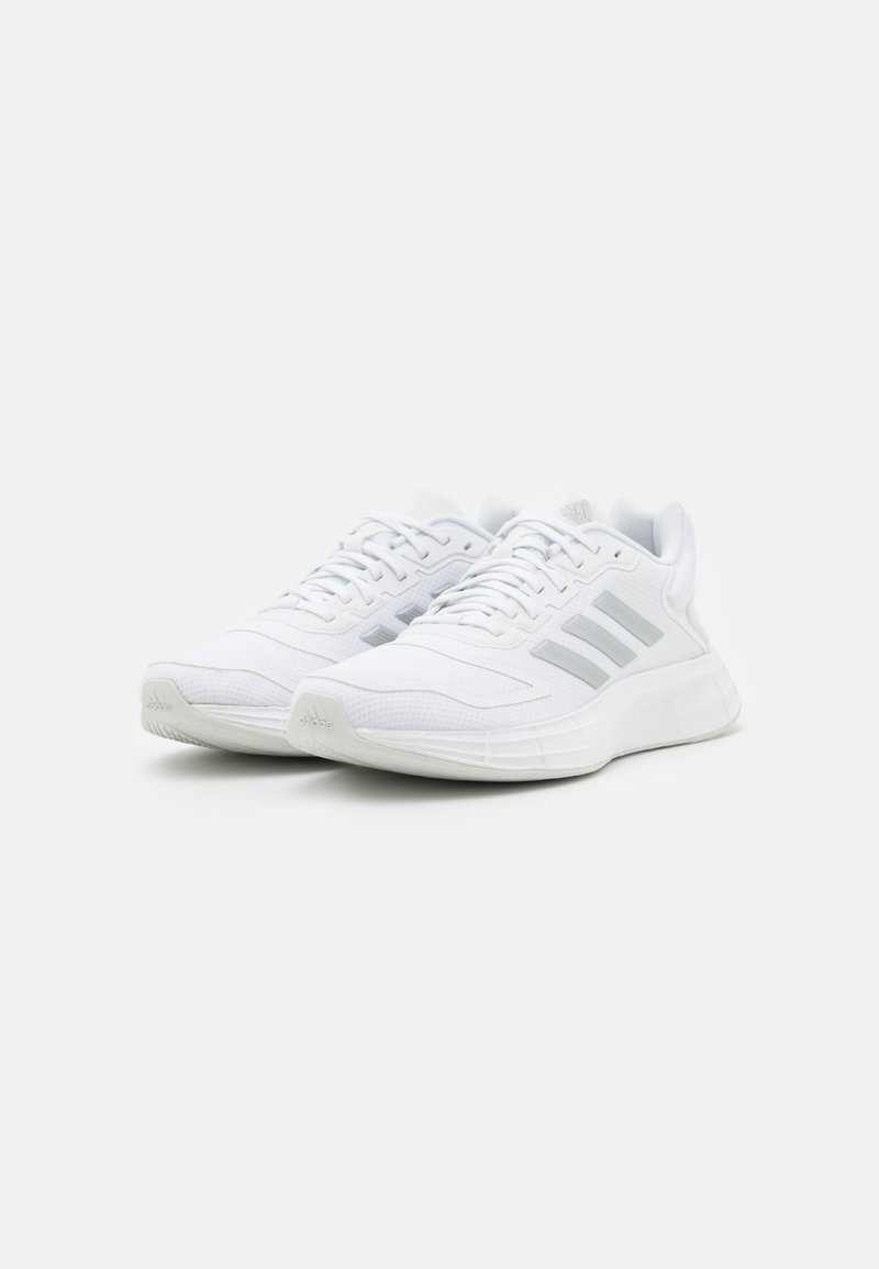 adidas Performance DURAMO 10 running neutras - footwear white/silver metallic/grey one/blanco - Zalando.es