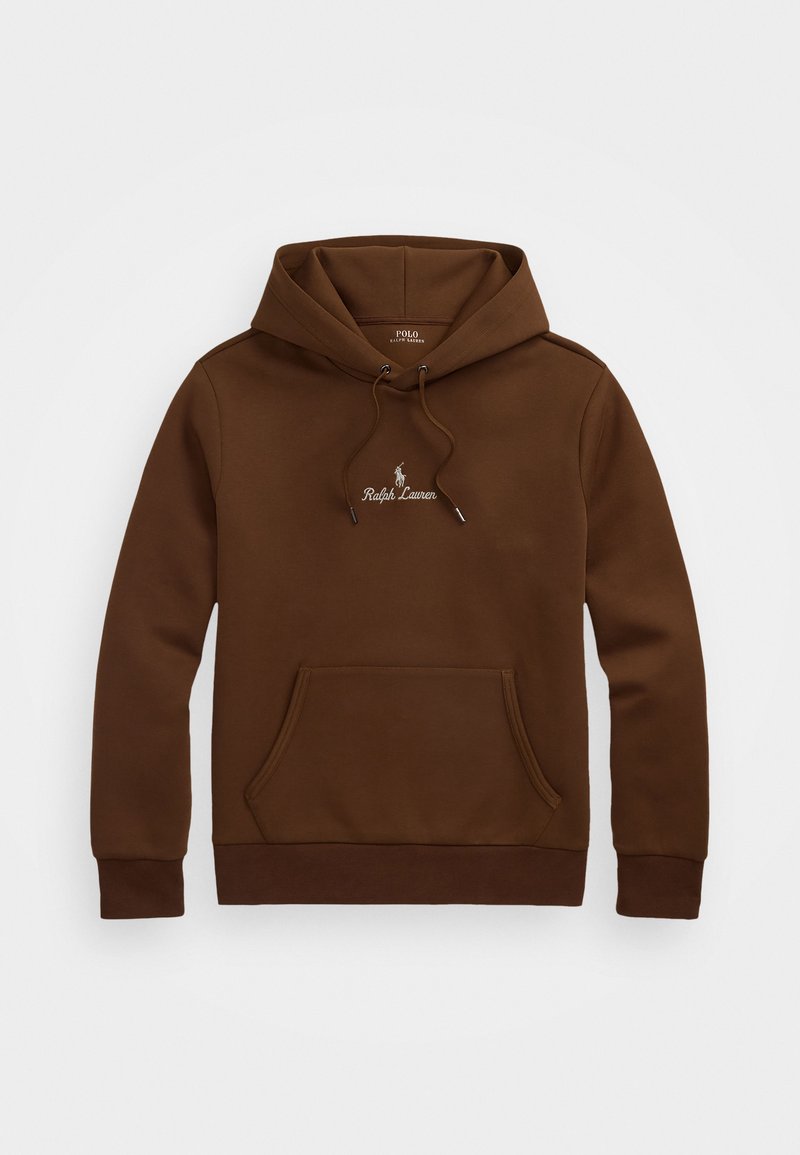 Polo Ralph Lauren LOGO DOUBLE-KNIT HOODIE - Majica s kapuljačom - branch brown