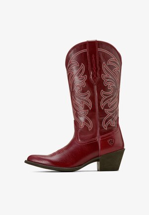 Ariat WESTERN HERITAGE J TOE STRETCHFIT - Stivali texani / biker - sangria