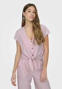 JDY JDYNELLI KNOT - Blusa - cloud dancer