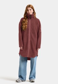 Didriksons JILL LONG FULL-ZIP - Fleecejacke - old rust