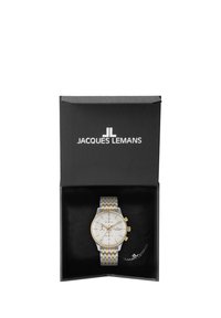 Jacques Lemans LONDON - Pulkstenis ar hronogrāfu - steel brick silver coloured - gold coloured