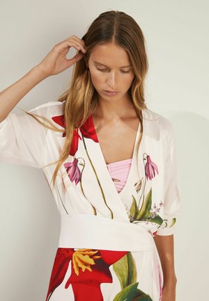 Reiss, REGULAR FIT - NOLA | NYBG FLORAL-PRINT MAXI DRESS . - Maxi šaty - ivory