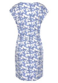 Beach Time Jerseykleid - blau creme bedruckt