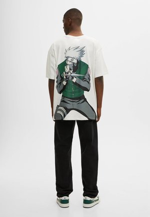 T-shirt con stampa - light grey
