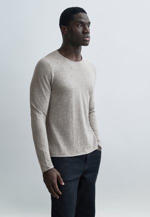 TEISS  MOTOCROSS - Πουλόβερ - gris chine clai