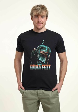 STAR WARS: THE MANDALORIAN MANDOMON EPI6  TRACKING UNISEX - T-shirt med print - navy blue