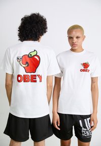 Obey Clothing APPLE OF MY EYE UNISEX - Triko s potiskem - white