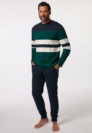 ZWEITEILER STREIFEN SET - Nachtwäsche Set - jungle green