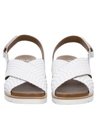 ara VALENCIA - Wedge sandals - weiss