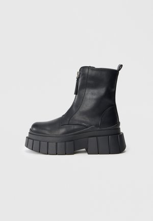 Bottines à plateau - black