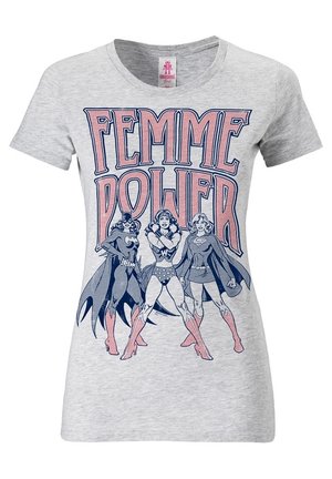 T-shirt print - light grey
