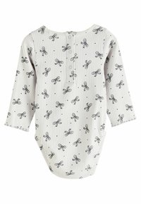 Next 3 PACK - REGULAR FIT - Glaustinukė - grey bow neckline