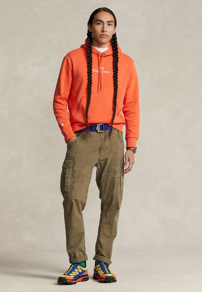 Polo Ralph Lauren LOGO DOUBLE KNIT HOODIE - Pulover s kapuco - orange flame