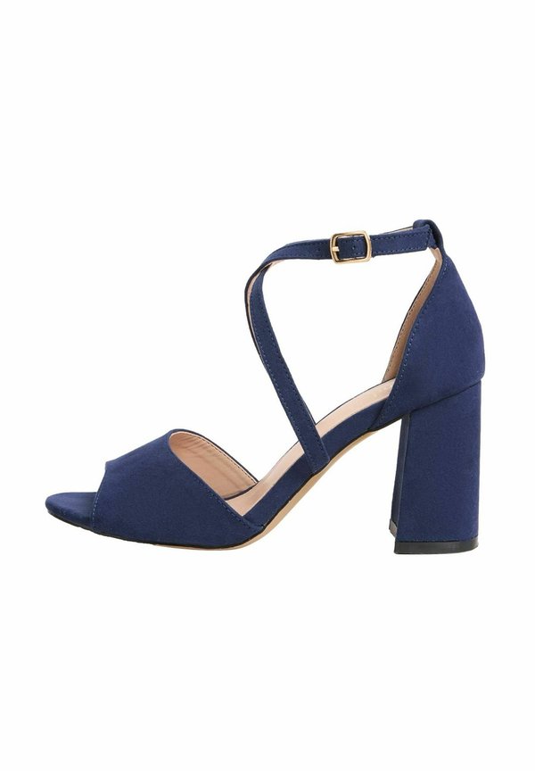 REGULAR FIT - CROSS MID BLOCK - Riemensandalette