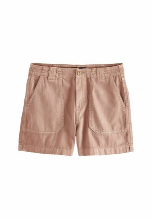 UTILITY PETITE - Džinsa auduma šorti - rust brown