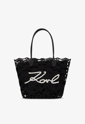 SIGNATURE FAN - Paplūdimio reikmuo - black