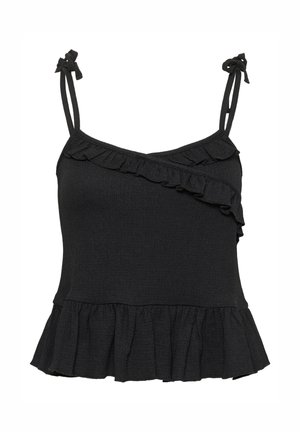 Kaffe, KAKRISTINA STRAP TOP - Top - black deep