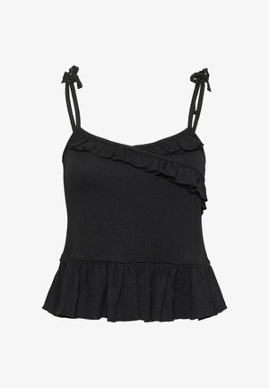Kaffe, KAKRISTINA STRAP TOP - Top - black deep