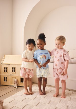 Next, REGULAR FIT - SHORT PYJAMAS 3 PACK SET - Nattøj sæt - pink/blue bear print