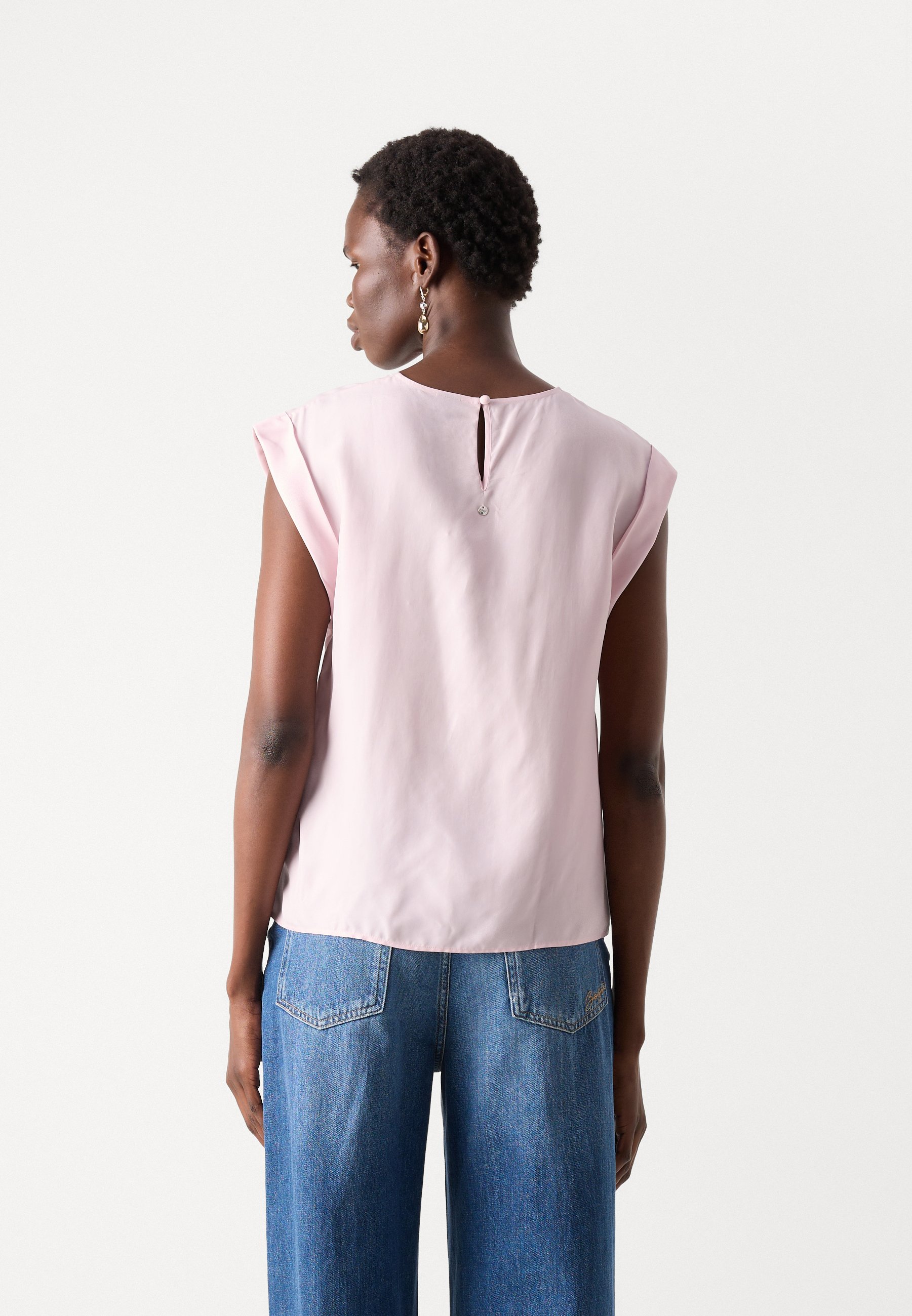 売れ筋商品|||ボス シャツ レディース トップス IRNETTE - Blouse - open purple BOSS IRNETTE - Basic T-shirt - open purple/mauve - Zalando