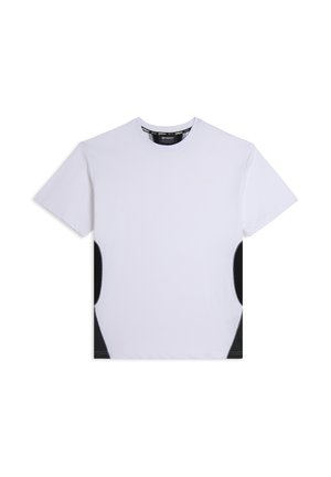 REGULAR FIT CON INSERTI A CONTRASTO - Camiseta estampada - white
