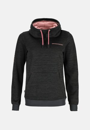 Swedemount, Sweat à capuche - charcoal melange dusty rose