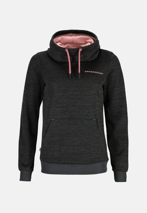 Swedemount, Sweat à capuche - charcoal melange dusty rose