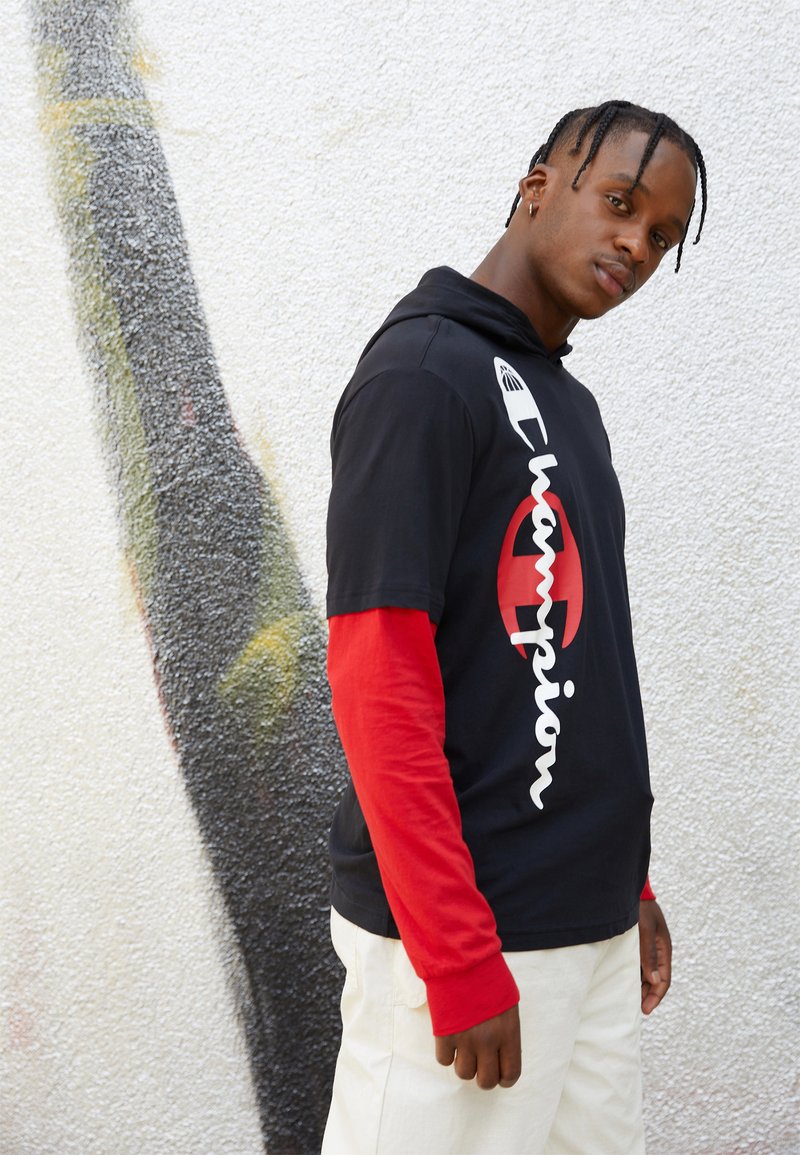 Champion BASKETBALL LONG SLEEVE Longsleeve black/zwart Zalando.be