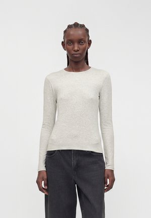 ONLY, RILEY JRS NOOS - Pikkade varrukatega topp - light grey melange