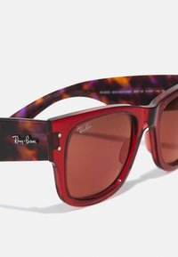 Ray-Ban MEGA WAYFARER UNISEX - Ochelari de soare - transparent pink