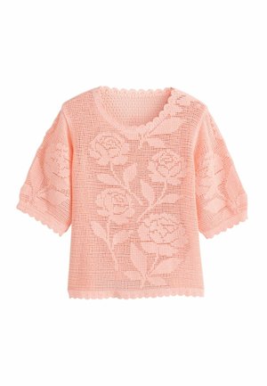 Next, Tricou cu imprimeu - coral pink floral
