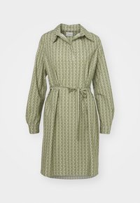 ROBE COURTE MONOGRAMME - Tričkové šaty - sage