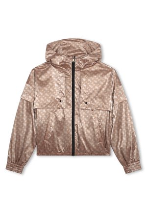 COUPE-VENT EN TOILE ENDUITE - Allvädersjacka - bronze