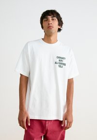 Carhartt WIP CROSS SCREW - T-shirts print - white