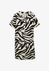 Unselected, abstract beige zebra
