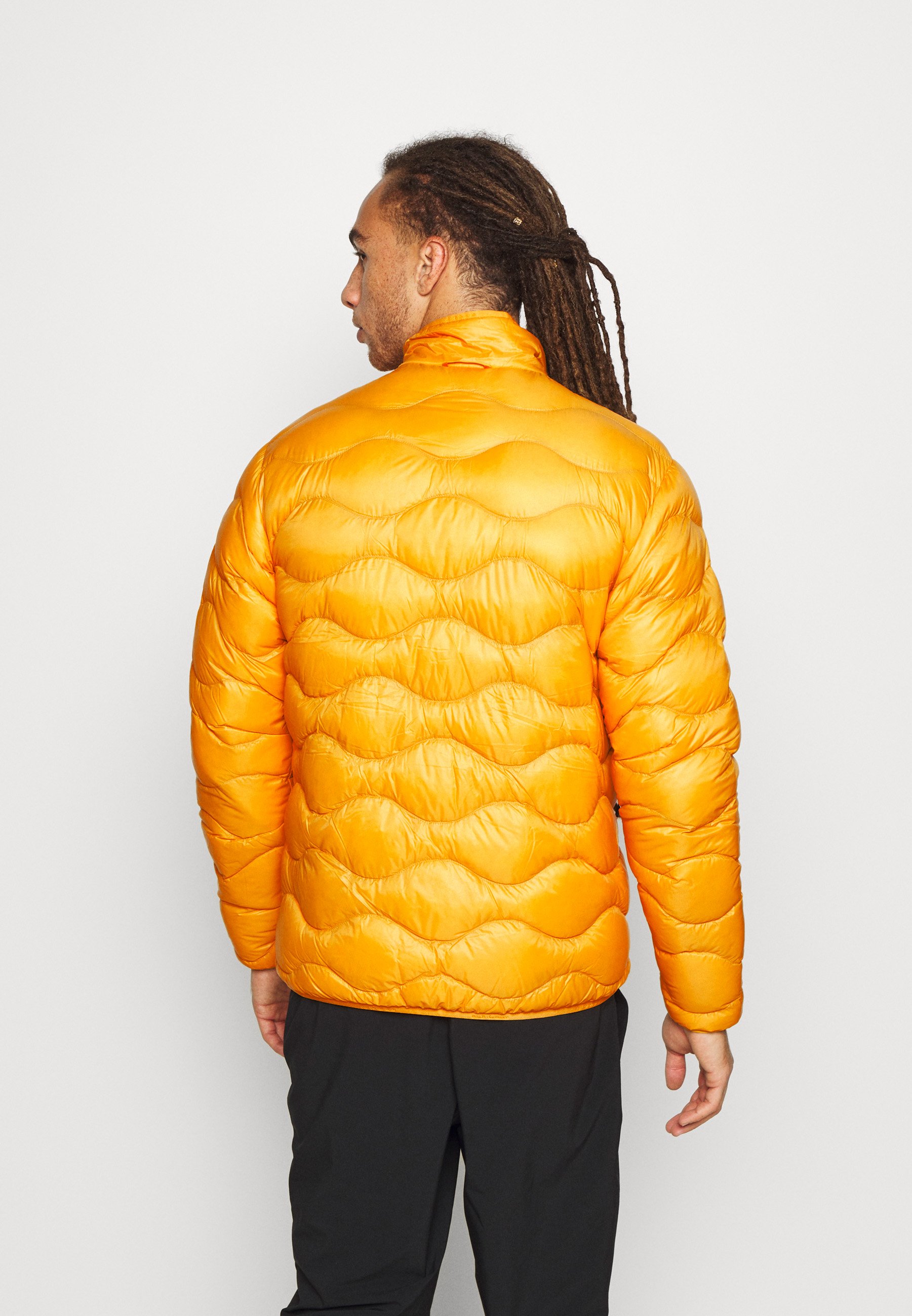 blaze orange down jacket