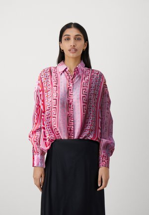 GABRIEL - Button-down blouse - candy/cornflowe