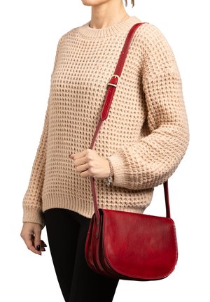 Cross body bag - red