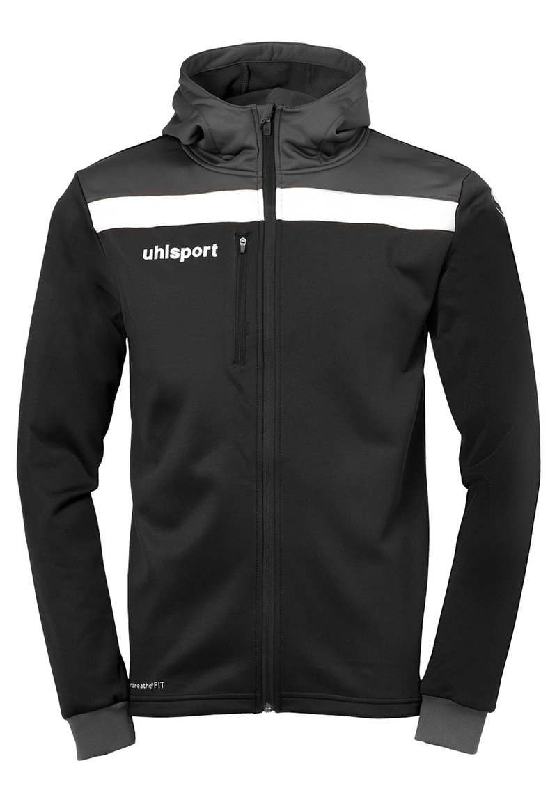 uhlsport Felpa con zip - schwarz/anthra/weiß