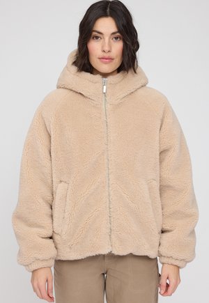 HOODED - Winter jacket - natural