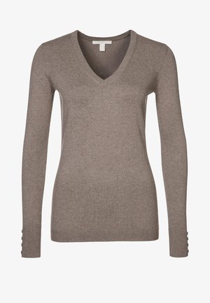 Esprit, Pullover - mottled brown