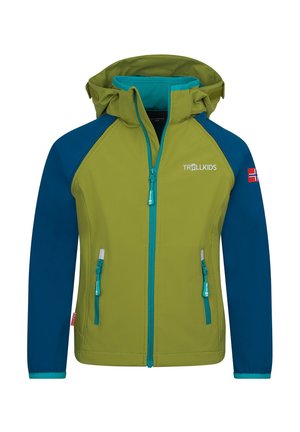 TROLLKIDS, 819 UNISEX - Hardshelljacke - jungle green/navy