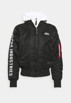 Alpha Industries Allvädersjacka - black/white