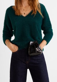 Mango Maglione - dark green