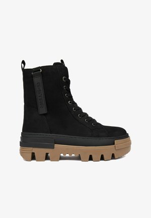 G-STAR, G STAR RAW BOOTS WOMEN'S BLACK 5907964489542 - Plateaustiefelette - black