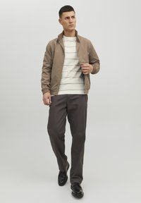 Jack & Jones JJERUSH HARRINGTON - Bomberjacks - dark brown