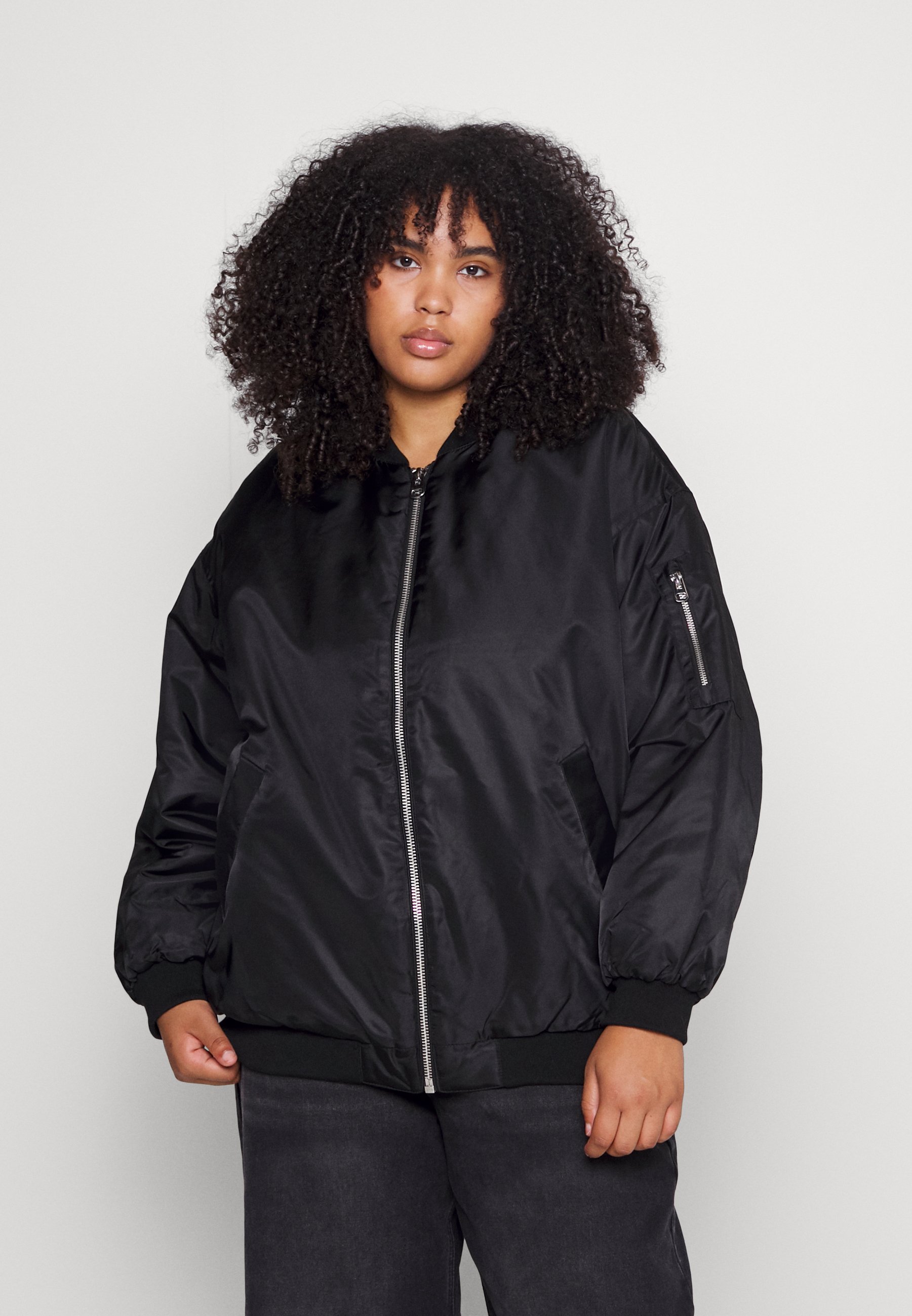 vero moda black bomber jacket