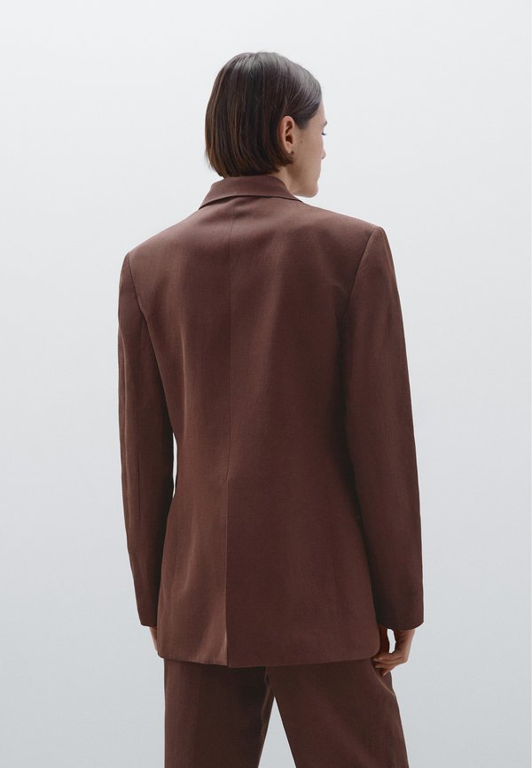 FLOWING - Blazer - bordeaux2