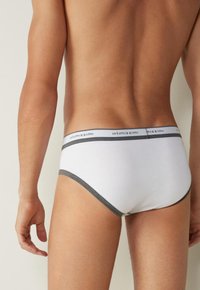 IUMAN Intimissimi Uomo AUS STRETCH MIT LOGO - Trusser - grau - 384i - white/graphite blend